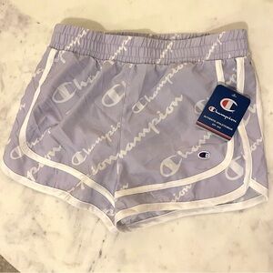 Champion Medium girls lavendar shorts NWT